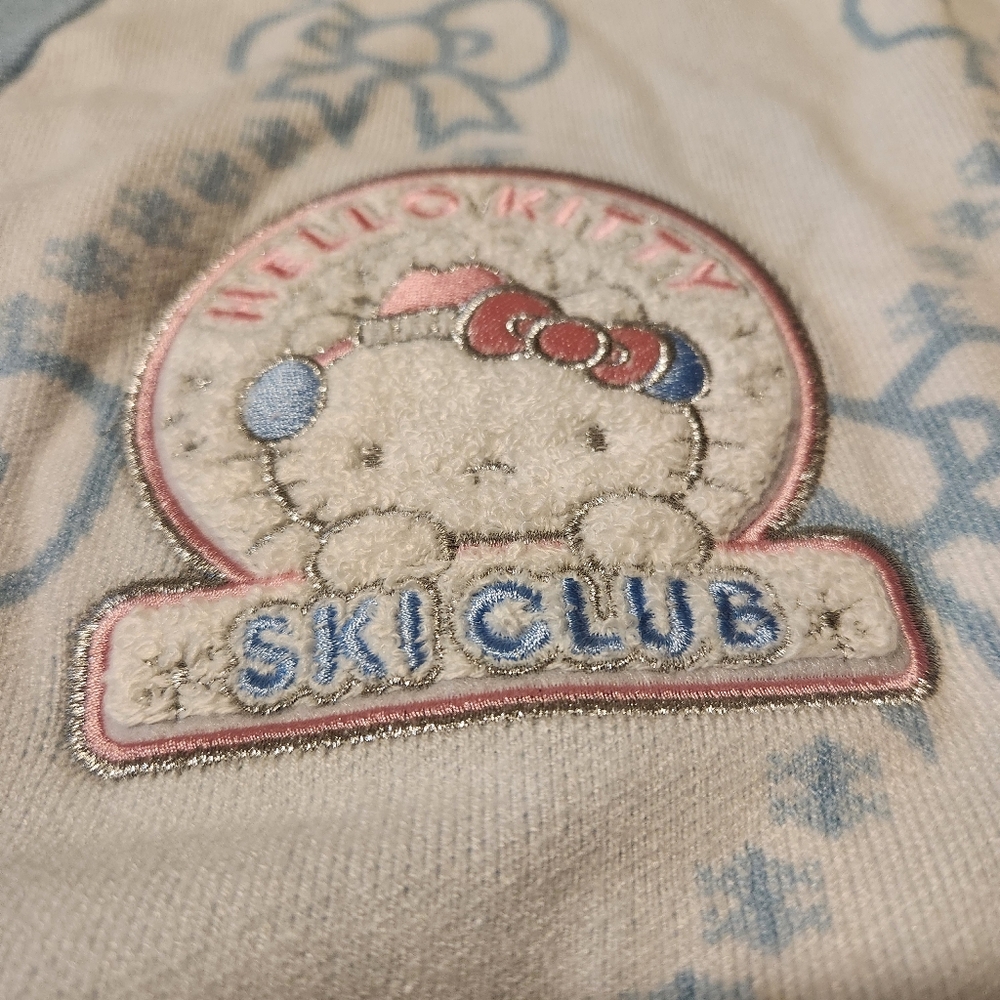 Hello Kitty Sanrio Light Blue and White Cardigan Size XXL - Picture 5 of 10